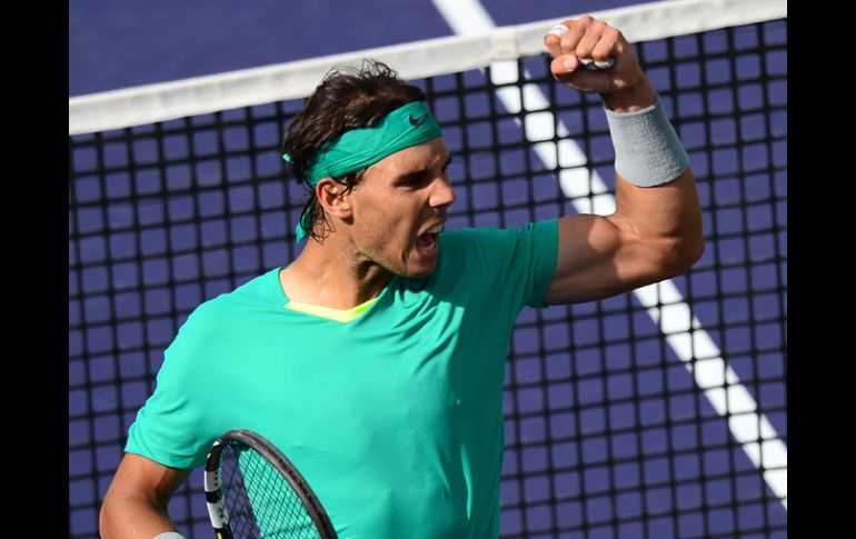 Rafael Nadal conquista su tercer título desde que regresó de su lesión. AFP /