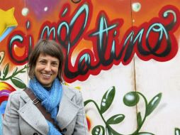 La directora de cine brasileño, Marcela Lordy, durante su asistencia al festival CinéLatino de Toulouse. EFE /