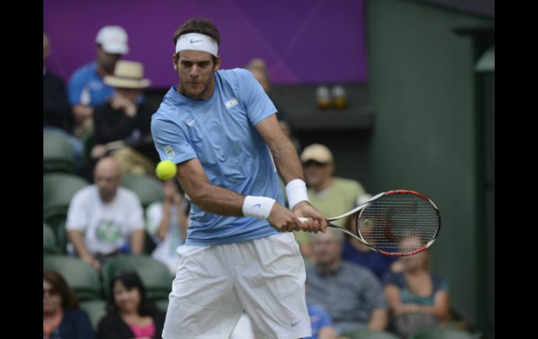 Juan Martín del Potro batió en Indian Wells al serbio Novak Djokovic. ARCHIVO /