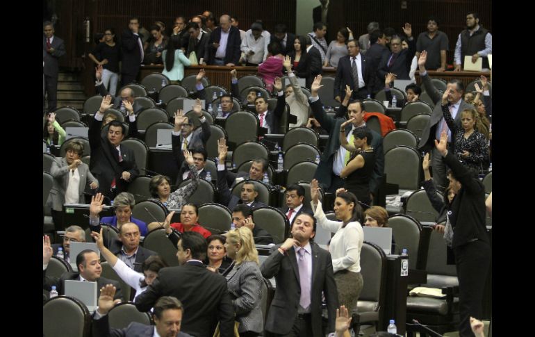 El dictamen sobre telecomunicaciones se discutirá mañana en el pleno de la Cámara de Diputados. NTX /