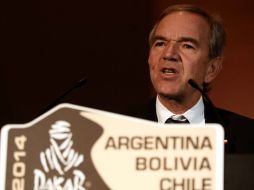 El funcionario indica que reciben con entusiasmo la inclusión de Bolivia en el Dakar. AFP /