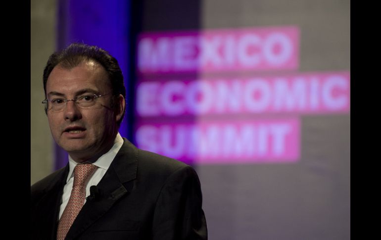 El titular de la SHCP, Luis Videgaray Caso participa en el ''México Economic Summit''. AFP /