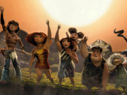 ''The Croods'' es una aventura en 3D sobre la primera familia prehistórica que existió en la Tierra. EFE /