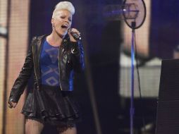 P!nk inició la gira estadounidense el 13 de febrero. ARCHIVO /