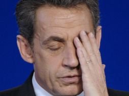 Si Sarkozy es declarado culpable podría ser recluído por tres años y pagaría una multa de 375 mil euros. EFE /