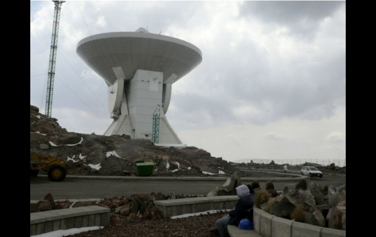 Vista general del Gran Telescopio Milimétrico (GTM), ubicado en el Volcán Sierra Negra, en el estado mexicano de Puebla. EFE /