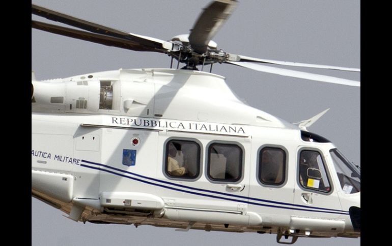 El Papa Francisco se trasladó hasta las residencia pontificia de Castel Gandolfo en helicóptero. AP /