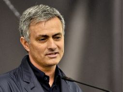 Mourinho, durante una conferencia de prensa en su ciudad natal. EFE /