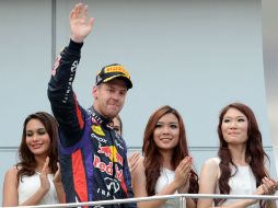 Después de dos carreras Sebastian Vettel es el líder del campeonato. AFP /