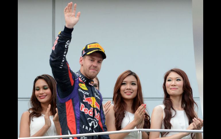 Después de dos carreras Sebastian Vettel es el líder del campeonato. AFP /