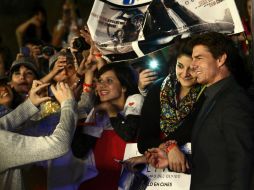 Tom Cruise causó sensación en Argentina. AFP /