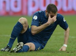 Karim Benzemá está batallando para encontrar el gol con su selección. AFP /