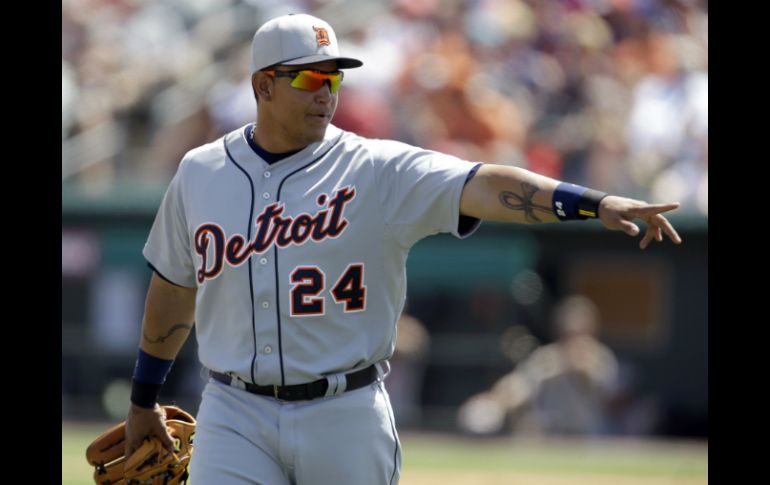 Miguel Cabrera, triple corona, será uno de los jugadores a seguir este año. AP /