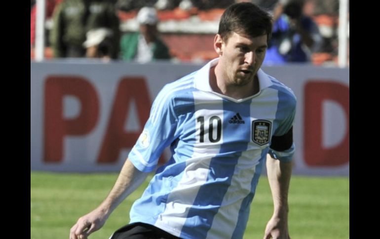 Lionel Messi aclara que dentro de lo que permite la altura, el resultado es relativamente bueno. AFP /