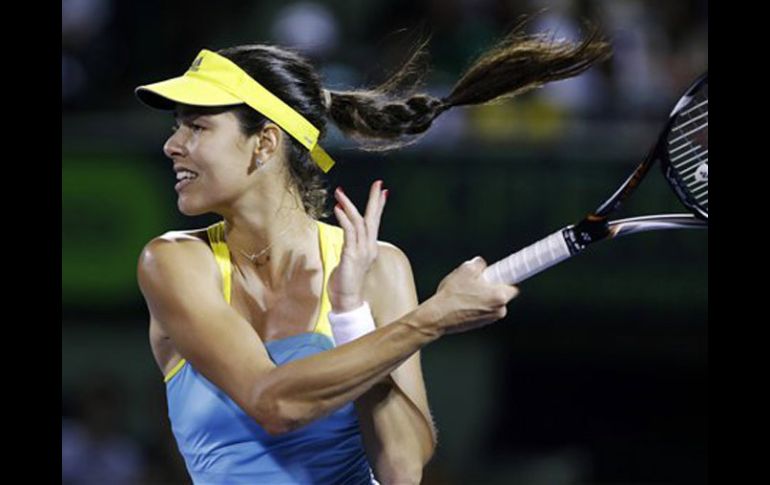 Ana Ivanovic será una de figuras a seguir en Monterrey. AP /