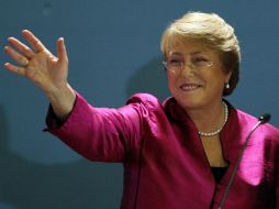 Bachelet asegura que trabajará para terminar con la desigualdad para formar un Chile más incluyente. EFE /