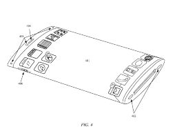 Los documentos muestran un teléfono que parece un tubo de vidrio aplanado. AP /