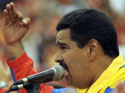 Maduro en un acto de precampaña en Barinas, estado natal del fallecido presidente Hugo Chávez. AFP /