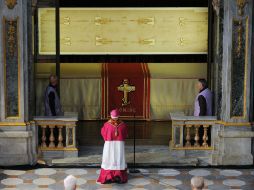 La presentación actual coincidió con el Sábado Santo, cuando los católicos conmemoran el periodo entre la crucifixión de Cristo. AFP /