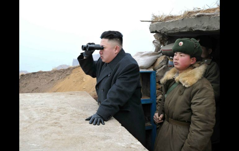 Kim Jong-un ha ordenado tener preparados sus misiles para atacar en ''cualquier momento''. AP /