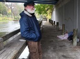 Anthony Ciccone, hermano de la cantante estadunidense Madonna, en el lugar donde se le encuentra ocasionalmente. ESPECIAL /