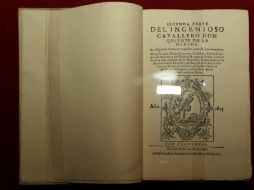 En la exposición cultural se pueden admirar documentos como la primera edición de ''El Quijote''. ARCHIVO /