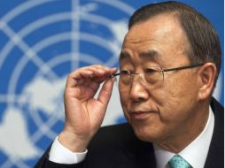 Ban Ki-moon llama a los gobiernos a que unan fuerzas para garantizar la plena y efectiva implementación del Tratado. ARCHIVO /