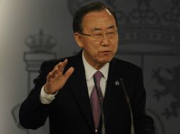 Ki-moon enfatiza que las armas nucleares no son un juego. AFP /