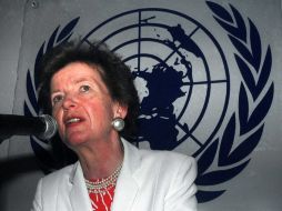 La expresidenta de Irlanda fue clara en cuanto al papel pasivo que ha desarrollado la ONU frente al problema del hambre mundial.  /