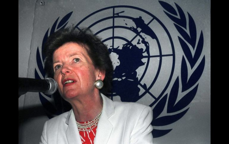 La expresidenta de Irlanda fue clara en cuanto al papel pasivo que ha desarrollado la ONU frente al problema del hambre mundial.  /