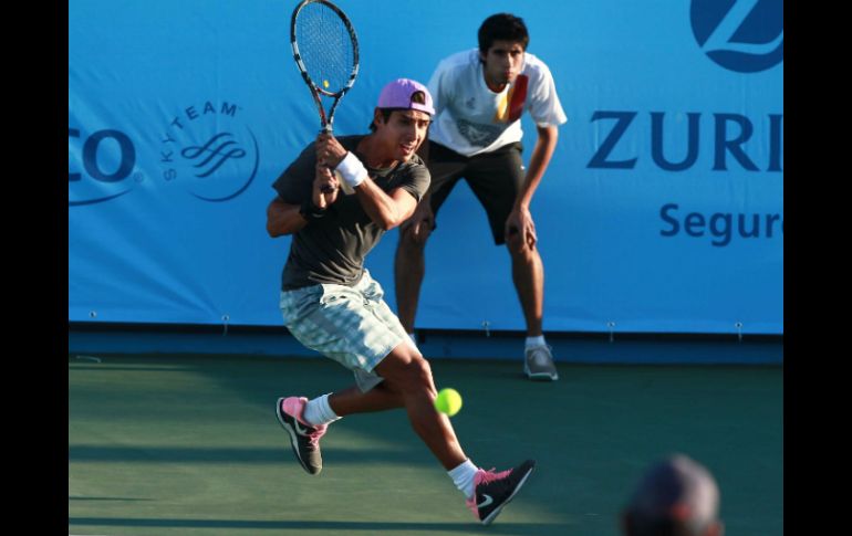 Eduardo Peralta durante la semifinal.  /