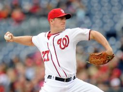 Jordan Zimmermann realiza un trabajo eficaz en los seis episodios que estuvo en el montículo. AFP /