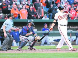 Histórico. Chris Davis ha conectado jonrón en cada uno de sus primeros cuatro partidos. AFP /