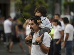 El comportamiento de la gente que asiste a la Fiesta de la Música es tranquilo.  /