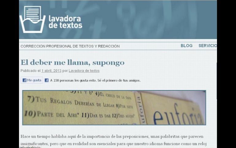 En estos tiempos en que el idioma español es destrozado, resulta encomiable que haya quien luche por su correcto manejo. ESPECIAL /