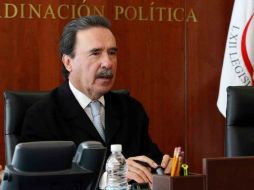 El presidente de la Junta de Coordinación Política (Jucopo) del Senado, Emilio Gamboa. ARCHIVO /