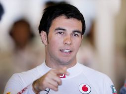 Sergio Pérez espera tener mayor protagonismo en el Gran Premio de China.  /