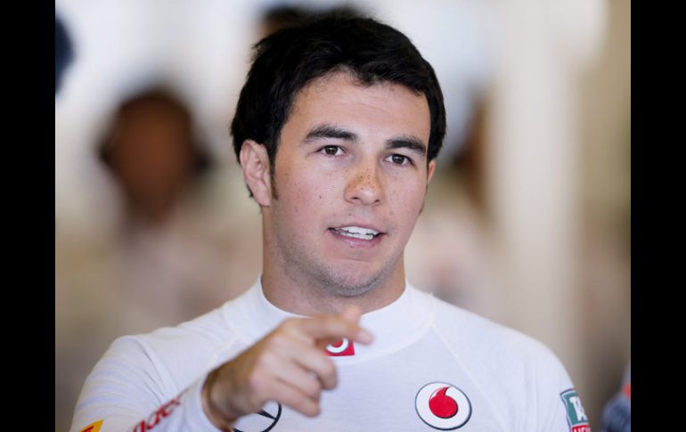 Sergio Pérez espera tener mayor protagonismo en el Gran Premio de China.  /