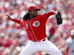 El pitcher de los Rojos de Cincinnati, Johnny Cueto. AFP /