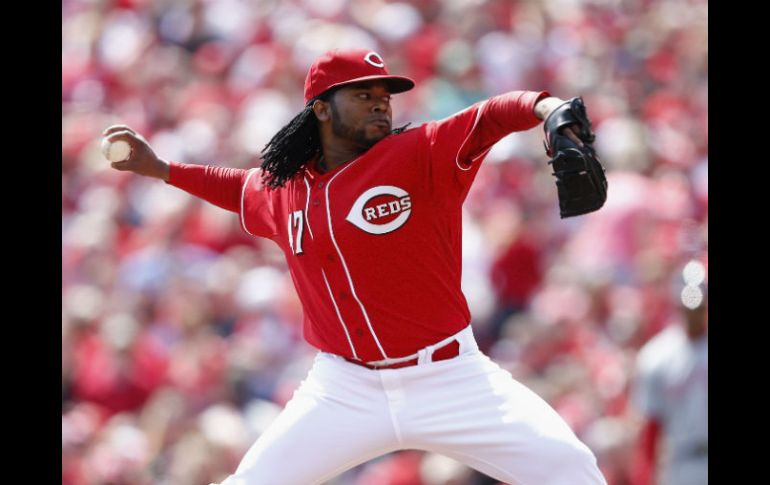 El pitcher de los Rojos de Cincinnati, Johnny Cueto. AFP /