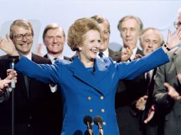 Thatcher ganó los comicios de 1979 y se enfrentó a Argentina en la guerra de las Malvinas en 1982 . AFP /