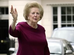 Margaret Thatcher murió a causa de un ataque de apoplejía. ARCHIVO /