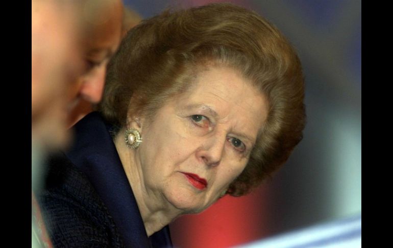 Piñera señala que Thatcher fue una mujer valiente decidida a solucionar problemas. ARCHIVO /