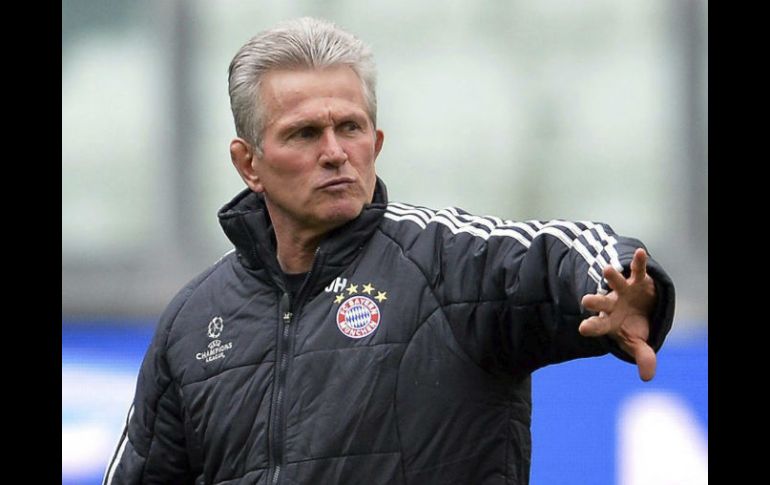 Heynckes dice que el desempeño de su equipo en el próximo partido será el mejor. EFE /