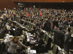 Las bancadas del PRI, PRD, PVEM y Nueva Alianza lograron 20 votos a favor de la planilla de cinco semifinalistas. ARCHIVO /