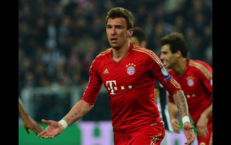 Mandzukic fue el autor del primer gol del Bayern en el partido. AFP /