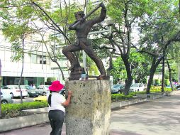 Trabajos en marcha.Sobre el camellón de Avenida Chapultepec ya están en marcha las acciones de remozamiento. EL INFORMADOR /