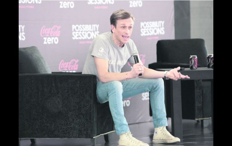 Gilley forma parte de las celebridades que recorren junto a Coca-Cola recintos universitarios en el proyecto ''Possibility Sessions''. EL INFORMADOR /