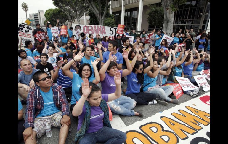 Diversas ONG y organizaciones de migrantes se han manifestado por una reforma migratoria integral. ARCHIVO /