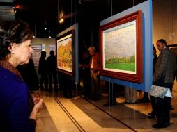 En la  exposición destacan los cuadros ''El año del Otoño'', ''La casita y los llorones'', ''Después del rayo'' y ''El Gólgota''. ARCHIVO /